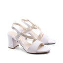 Sandalo vegan con tacco da donna