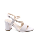 Sandalo vegan con tacco da donna