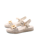 Sandalo vegan con catena da donna