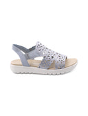 Sandalo vegan con strass da donna
