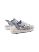 Sandalo vegan con strass da donna