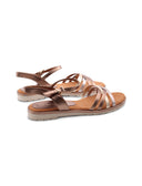 Sandalo vegan laminato da donna