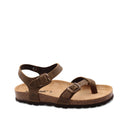 Sandalo infradito da donna in pelle