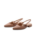Ballerina vegan slingback a punta donna
