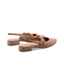 Ballerina vegan slingback a punta donna