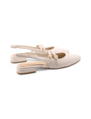 Ballerina vegan slingback a punta donna