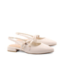 Ballerina vegan slingback a punta donna