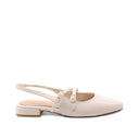 Ballerina vegan slingback a punta donna