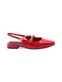 Ballerina vegan slingback a punta donna