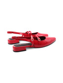 Ballerina vegan slingback a punta donna