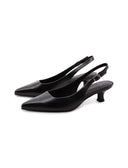 Décolleté kitten heels vegan da donna