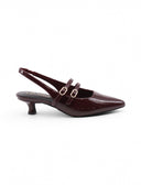 Décolleté slingback vegan in vernice