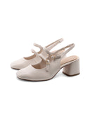 Slingback mary jane vegan da donna