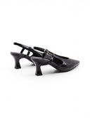 Slingback con tacco a rocchetto donna