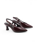Slingback con tacco a rocchetto donna