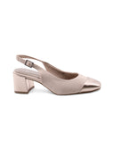 Décolleté slingback vegana punta tonda