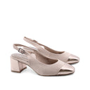Décolleté slingback vegana punta tonda