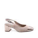 Décolleté slingback vegana punta tonda