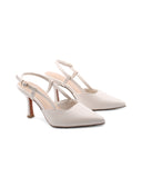 Décolleté slingback vegan da donna