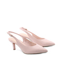 Décolleté slingback rosa vegan da donna