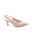 Décolleté slingback rosa vegan da donna