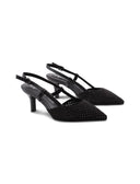 Décolleté slingback gioiello vegan