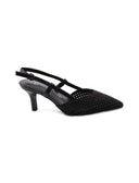 Décolleté slingback gioiello vegan