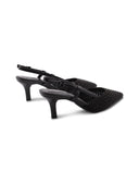 Décolleté slingback gioiello vegan