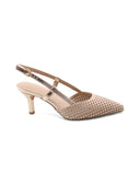 Décolleté slingback gioiello vegan