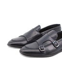Mocassino con doppia fibbia da uomo