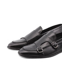 Mocassino con doppia fibbia da uomo