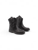 Stivaletto biker nero da bimba