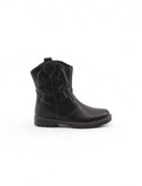 Stivaletto biker nero da bimba