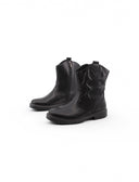Stivaletto biker nero da bimba