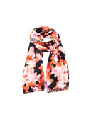 Fou Spot Flower Rectangle foulard donna