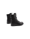 Anfibio nero in pelle da donna
