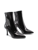 Tronchetto a punta in vernice da donna