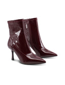 Tronchetto a punta in vernice da donna