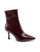 Tronchetto a punta in vernice da donna