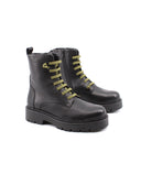 Anfibio in pelle con lacci elastici