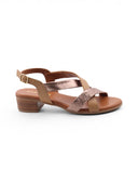 Sandalo elegante con glitter da donna
