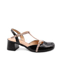 Slingback t-bar in vernice da donna