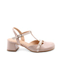Slingback t-bar in vernice da donna