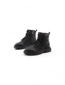 Anfibio nero con suola chunky da bimba