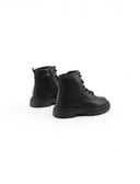 Anfibio nero con suola chunky da bimba