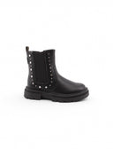 Stivaletto nero con suola chunky bimba