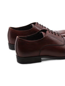 Stringata Oxford in vera pelle da uomo