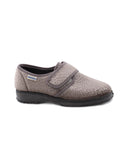 Pantofola con velcro da donna