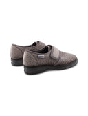 Pantofola con velcro da donna