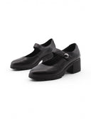 Scarpa mary jane con tacco a blocco